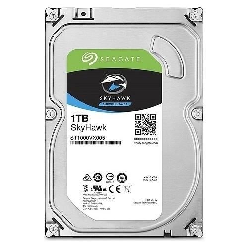 Seagate Skyhawk 3.5 1Tb Sata3 SV35 5900RPm 64Mb 7/24 ST1000VX005 Güvenlik Harddisk