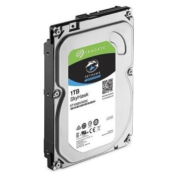 Seagate Skyhawk 3.5 1Tb Sata3 SV35 5900RPm 64Mb 7/24 ST1000VX005 Güvenlik Harddisk
