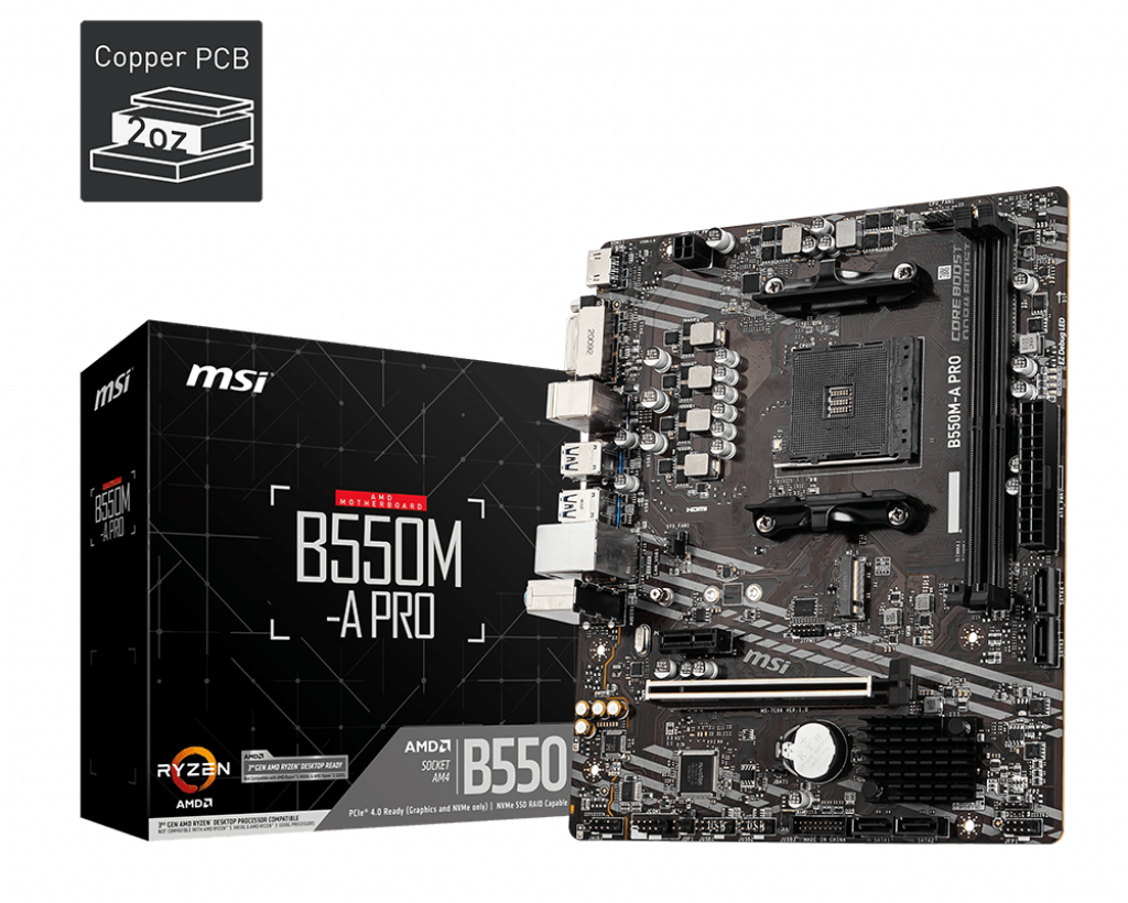 MSI MB B550M-A PRO