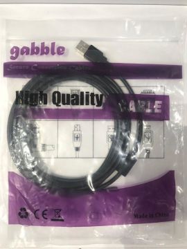 Gabble UPB203 3Mt Usb 2.0 Yazıcı Kablosu