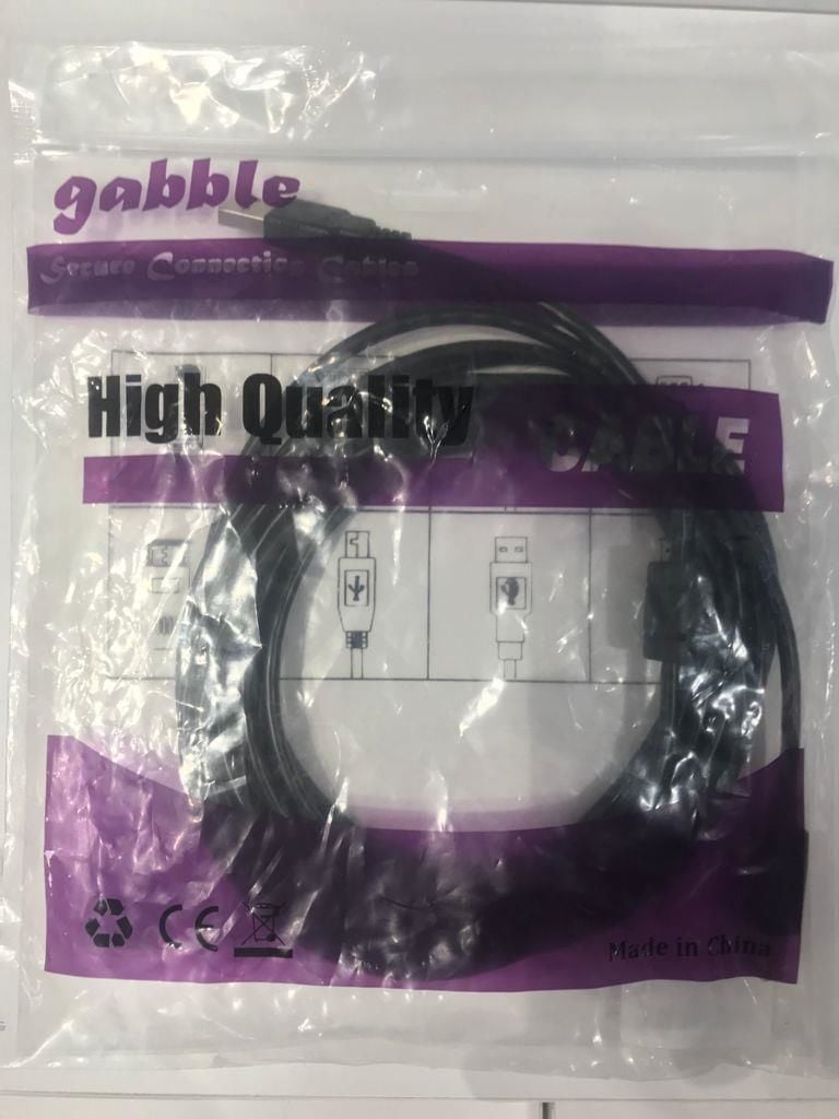 Gabble UPB205 5Mt Usb 2.0 Yazıcı Kablosu