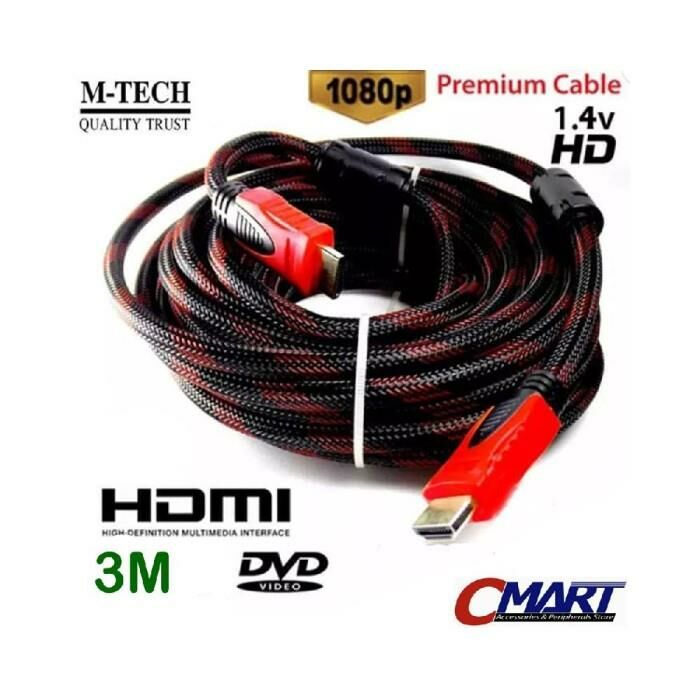 Mtc 3Mt Hdmı 1.4v Data Kablo M-M Örgülü