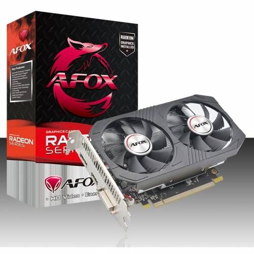 Afox AFRX550-4096D5H5-V2 RX550 Dual 4GB Dddr5 128Bit Dvı/Hdmı/DP Pcı-E 3.0