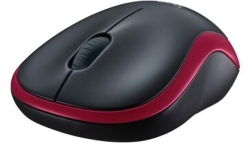 LOGITECH M185 RED MOUSE 910-002237
