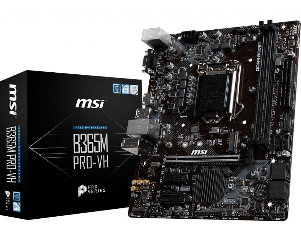 Msı B365M PRO-VH Intel B365 Soket 1151 DDR4 2666MHz mATX Gaming Anakart