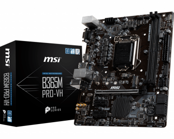 Msı B365M PRO-VH Intel B365 Soket 1151 DDR4 2666MHz mATX Gaming Anakart