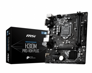 MSI H310M PRO-VDH Plus Intel H310 Soket 1151 DDR4 2666MHz mATX Anakart