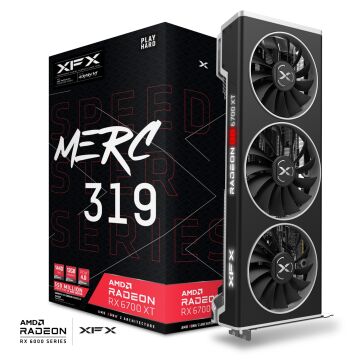 XFX SPEEDSTER MERC319 Radeon™ RX 6700XT BLACK Gaming 12GB GDDR6 Ekran Kartı RX-67XTYTBDP
