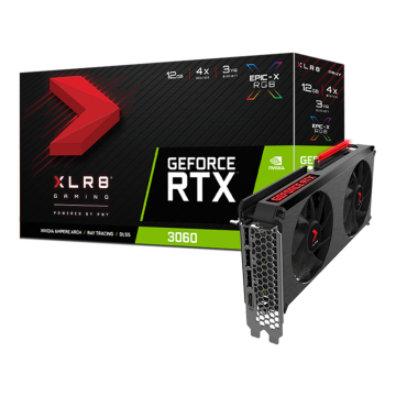 PNY GeForce RTX 3060 12GB XLR8 12GB GDDR6 192Bit DX12 Gaming Ekran Kartı VCG306012DFXPPB