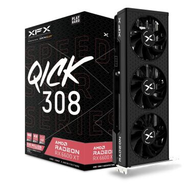 Xfx QICK 308 RX 6600XT 8GB 128Bit GDDR6 PCI-Express 4.0 Ekran Kartı RX-66XT8LBDQ