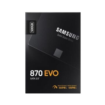 Samsung 870 Evo Mz-77E500BW 500GB 560/530MB/s 2.5'' SATA 3 Ssd Disk