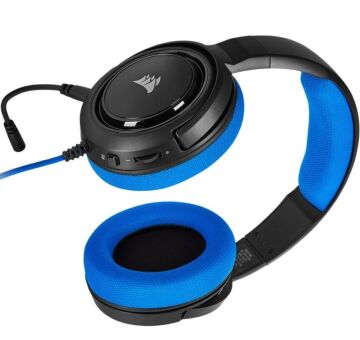 Corsair HS35 CA-9011196-EU Stereo Mavi Oyuncu Kulaklığı