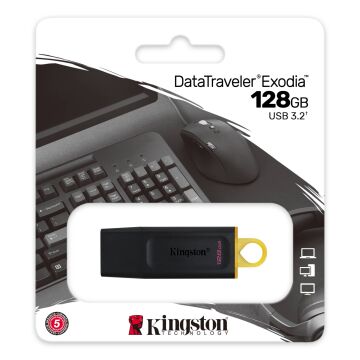 Kingston DataTraveler Exodia 128 GB DTX/128GB USB Bellek (DTX/128GB)