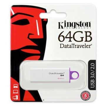 Kingston DataTraveler G4 DTIG4/64GB 64 GB Usb 3.0 Flash Bellek (DTIG4/64GB)