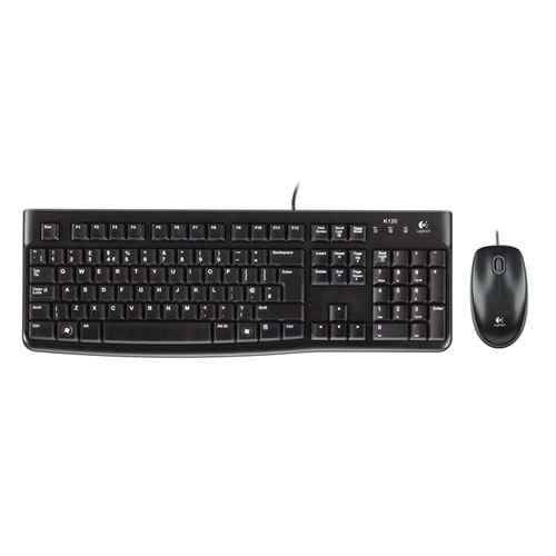 Logitech MK120 Q MM TR Siyah Klavye Mouse Set 920-002560