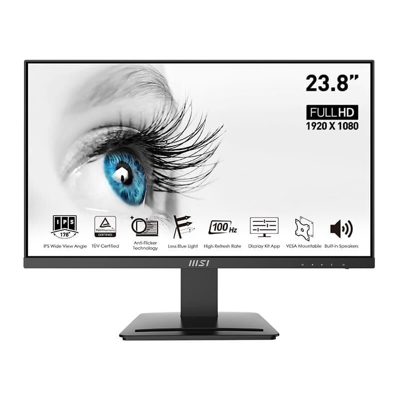 MSI 23.8 PRO MP243X 1920x1080 (FHD) 16:9 FLAT IPS 100HZ 1MS ADAPTIVE-SYNC MONITOR