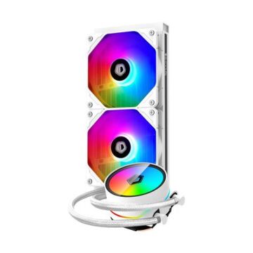 ID-COOLING ZoomFlow 240 XT SNOW 4 Pin PWM ARGB İşlemci Sıvı Soğutucu