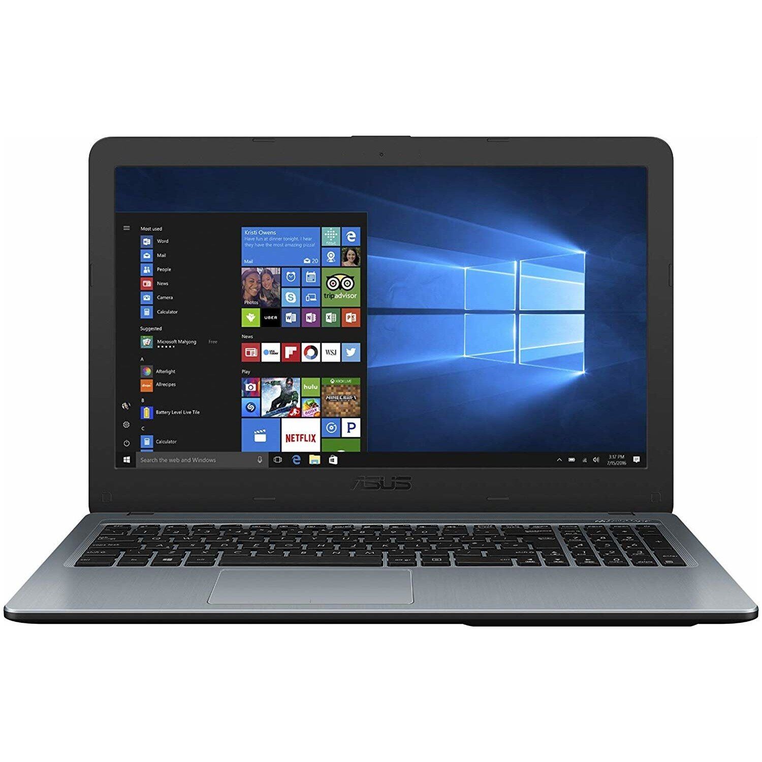 Asus X540UA-DM910 i3-7020U 4Gb 256Gb Ssd 15.6'' DOS