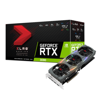 Pny RTX 3080 10GB XLR8 Gaming REVEL EPIC-X RGB Triple Fan 320 Bit GDDR6X