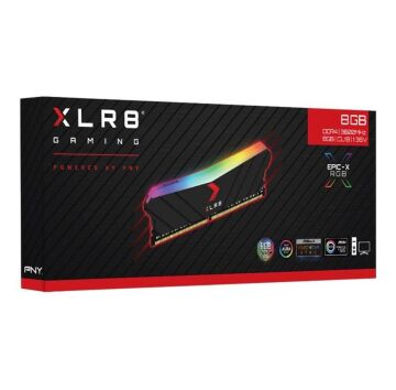 PNY XLR8 Gaming Epic-X RGB MD8GD4360018XRGB 8 GB DDR4 3600  MHz CL18 Ram