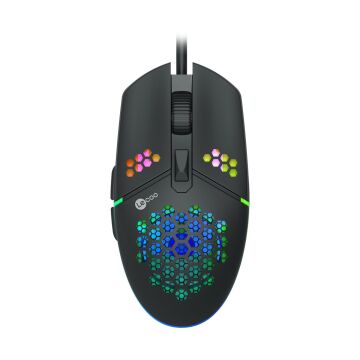 Lenovo Lecoo MS105 3200 DPI 6 Tuşlu Kablolu Rgb Led Aydınlatmalı Siyah Gaming Mouse