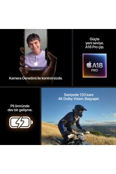iPhone 16 Pro 128 GB Çöl Titanyum