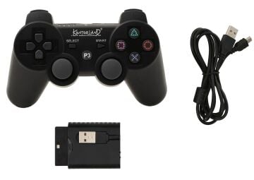 Kontorland PS-3022 Kablosuz Şarjlı PS3 PS2 PC Oyun Kolu Gamepad