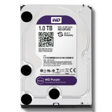 Western Digital Purple WD10PURX Sata 3.0 5400 Rpm 3.5'' 1 TB Harddisk
