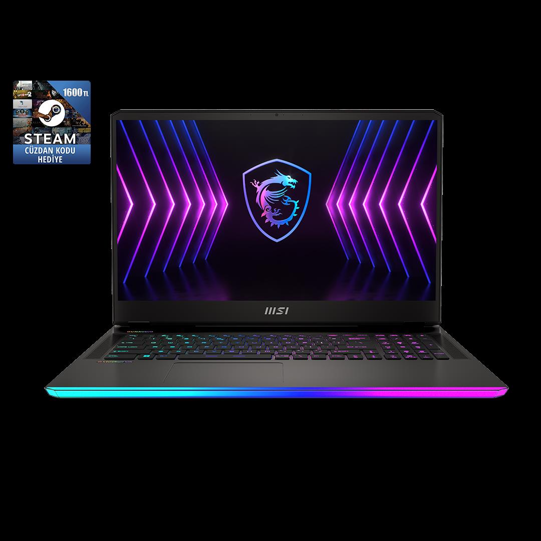 Msı Nb Raıder GE77HX 12UHS-042TR I7-12800HX 32GB DDR5 RTX3080TI GDDR6 16GB 2TB Ssd 17.3 Qh