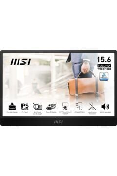 MSI 15.6 PRO MP161 E2 1920x1080 (FHD) 16:9 FLAT IPS 60HZ 4MS ADAPTIVE-SYNC PORTATIF MONITOR
