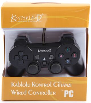 Kontorland Kt-1081C Pc Usb Analog/Digital Titreşimli Oyun Kolu