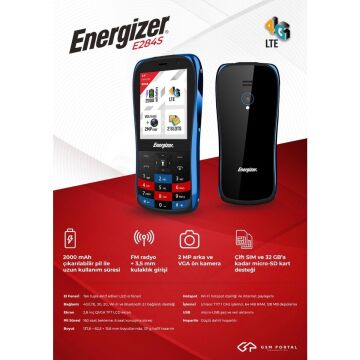 ENERGIZER E284S Mavi